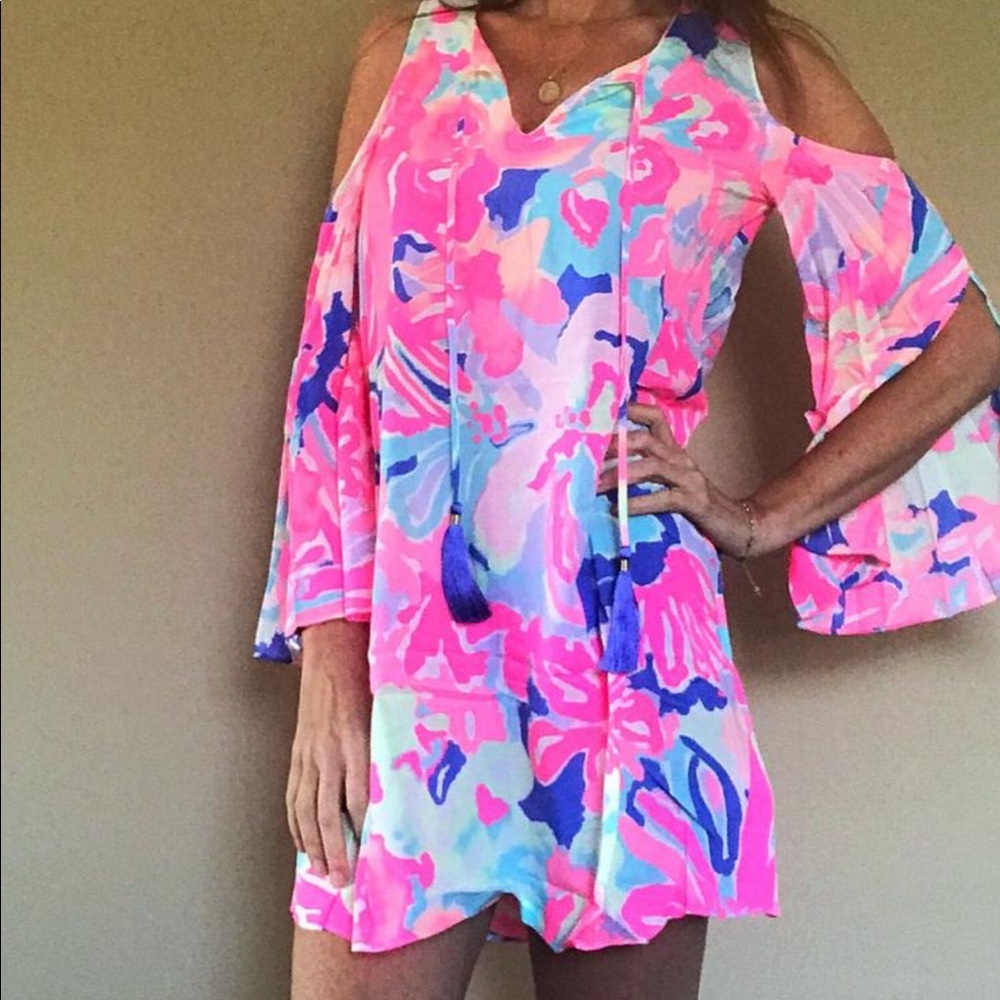 Lilly Pulitzer Benicia Cold Shoulder Tassel - Picture 6 of 6